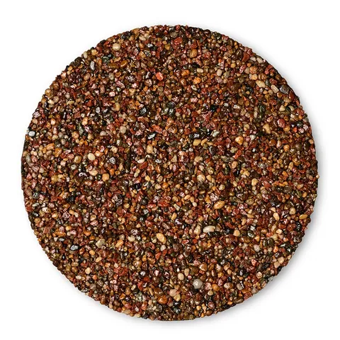 Ronde staal van WS StoneBinder Rosso Bronze