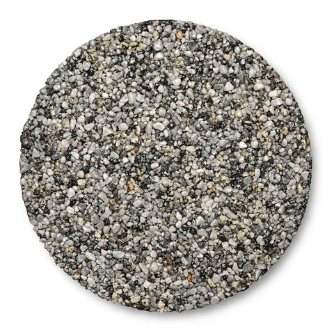 Ronde staal van WS StoneBinder Solid Grey