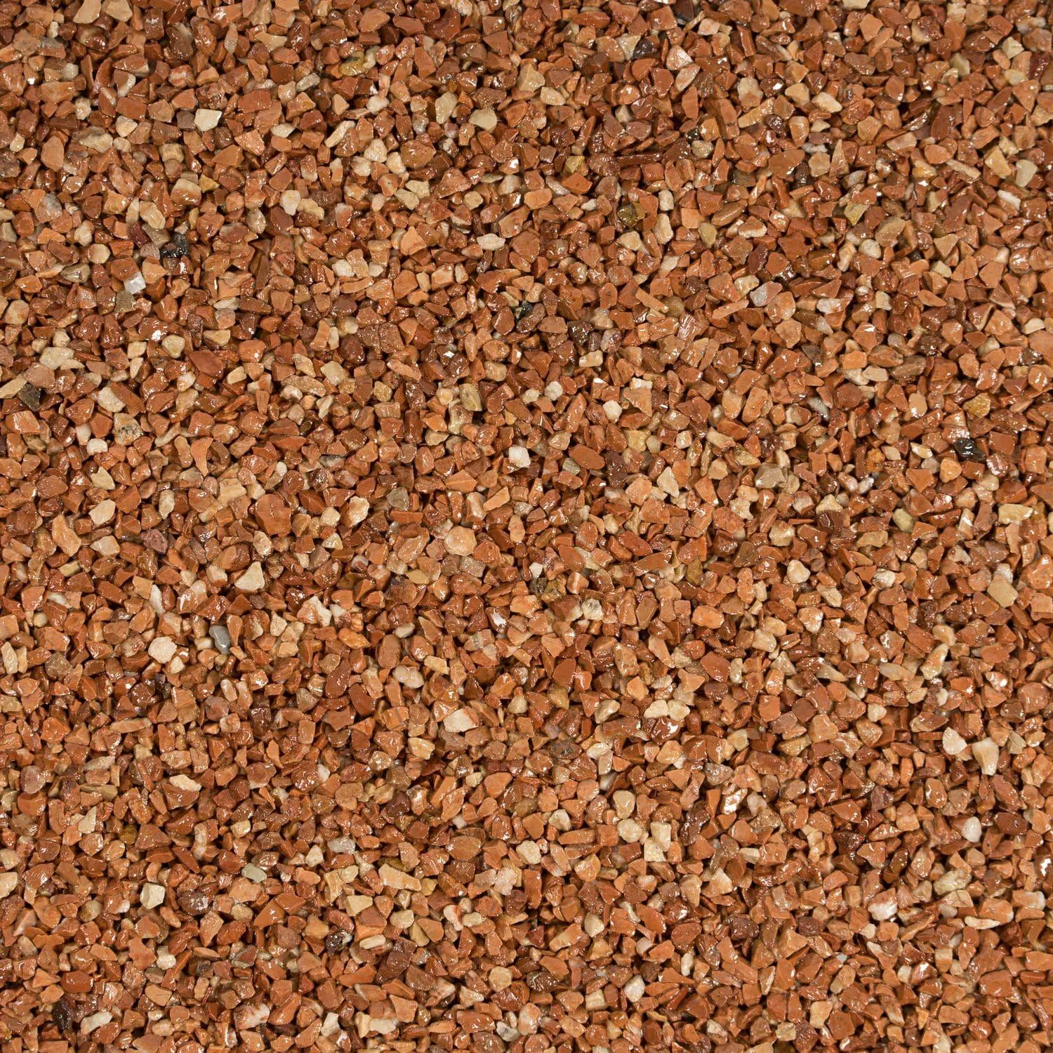 Kleurstaal harsgebonden grind Rosso Red